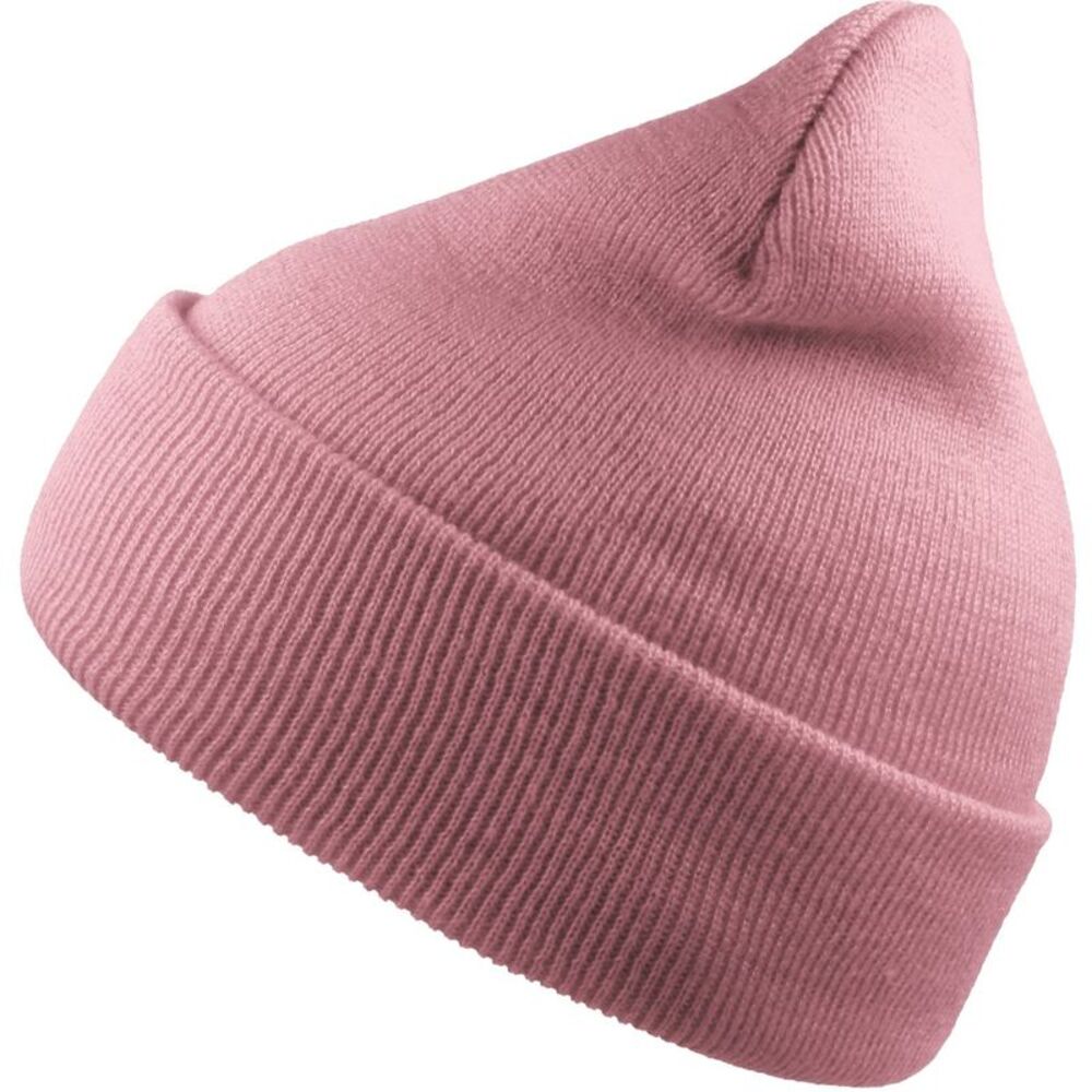 Atlantis Unisex Adult Wind Recycled Cuffed Beanie / Pink